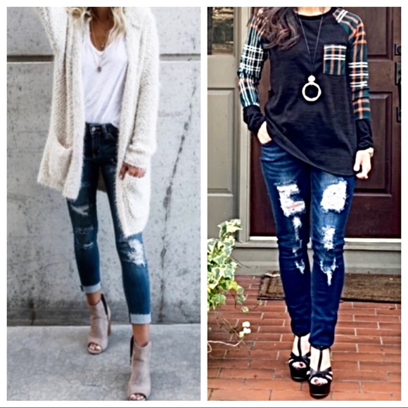 ✨LAST ONE✨Best fitting distressed jeans - Picture 2 of 8